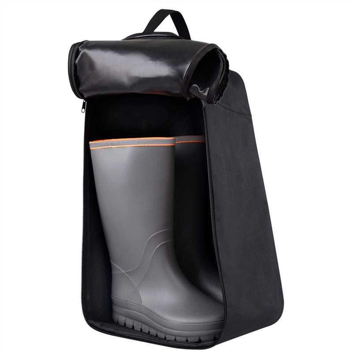 CampTeck U7314 Polyester Wellington Boot Bag, Water Resistant, Isolates Dirt, Portable, Tidy Storage - Black