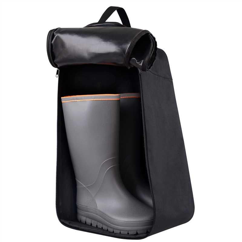 CampTeck U7314 Polyester Wellington Boot Bag, Water Resistant, Isolates Dirt, Portable, Tidy Storage - Black
