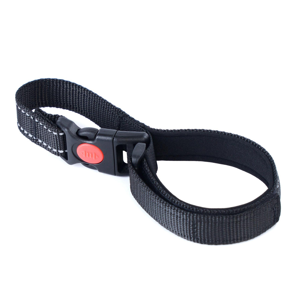 igadgitz home U7318 Adjustable Safety Dog Lead Wrist Strap, for Retractable & Standard Pet Leads - Black