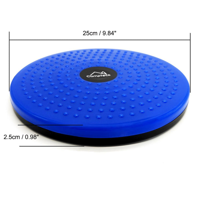 CampTeck U7273 Waist Twisting Disc, Twist Board, Twisting Disc, Twist Plate - Blue