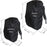 Water Resistant Rucksack Cover 20L - 35L Backpack Rain Cover - Black