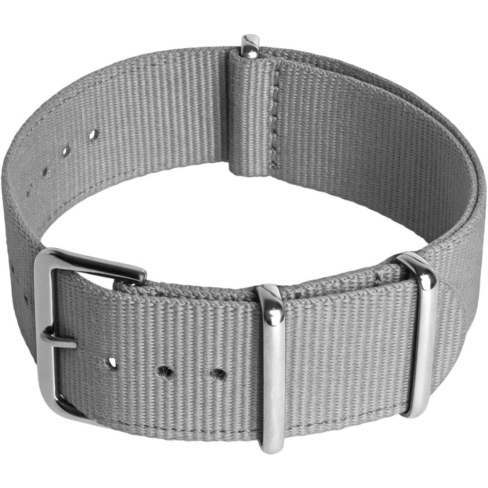 CampTeck Nylon Replacement Military NATO Watch Strap (widths 18|20|22|24mm) with Stainless Steel Pin Buckle for Spring Bar Watches