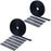 igadgitz home Hook and Loop Strap Roll, Cut-to-Size Reusable Cable Ties - Strong Nylon, Multi-Purpose with Adjustable Buckles