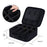 igadgitz home U7282 Travel Makeup Case, Travel Makeup Bag, Portable Cosmetic Case, Makeup Vanity Case with Adjustable Dividers and Handle - Black