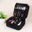 igadgitz home U7282 Travel Makeup Case, Travel Makeup Bag, Portable Cosmetic Case, Makeup Vanity Case with Adjustable Dividers and Handle - Black