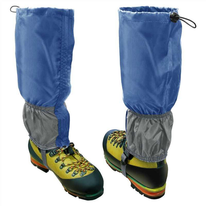 CampTeck Waterproof Walking Gaiters Polyester (One Size Fits All) Hiking, Walking, Orienteering, Mountaineering, Climbing, Hunting, Snow or Wet Outdoor Adventure - 1 Pair