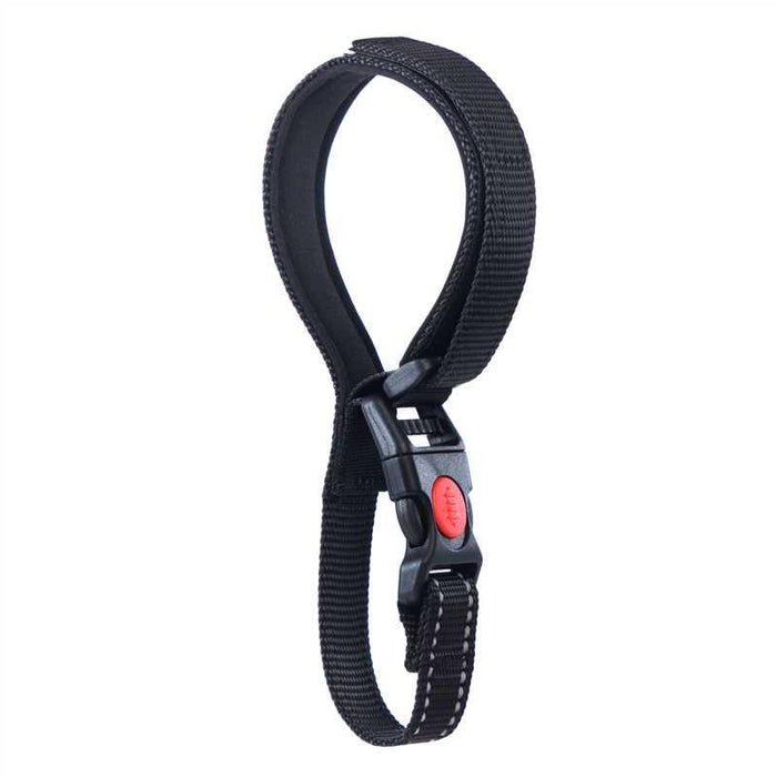 igadgitz home U7318 Adjustable Safety Dog Lead Wrist Strap, for Retractable & Standard Pet Leads - Black