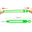 igadgitz home U7276 Silicone Cable Ties, Reusable Cable Ties, Releasable Cable Ties - Multicoloured - 25 pieces
