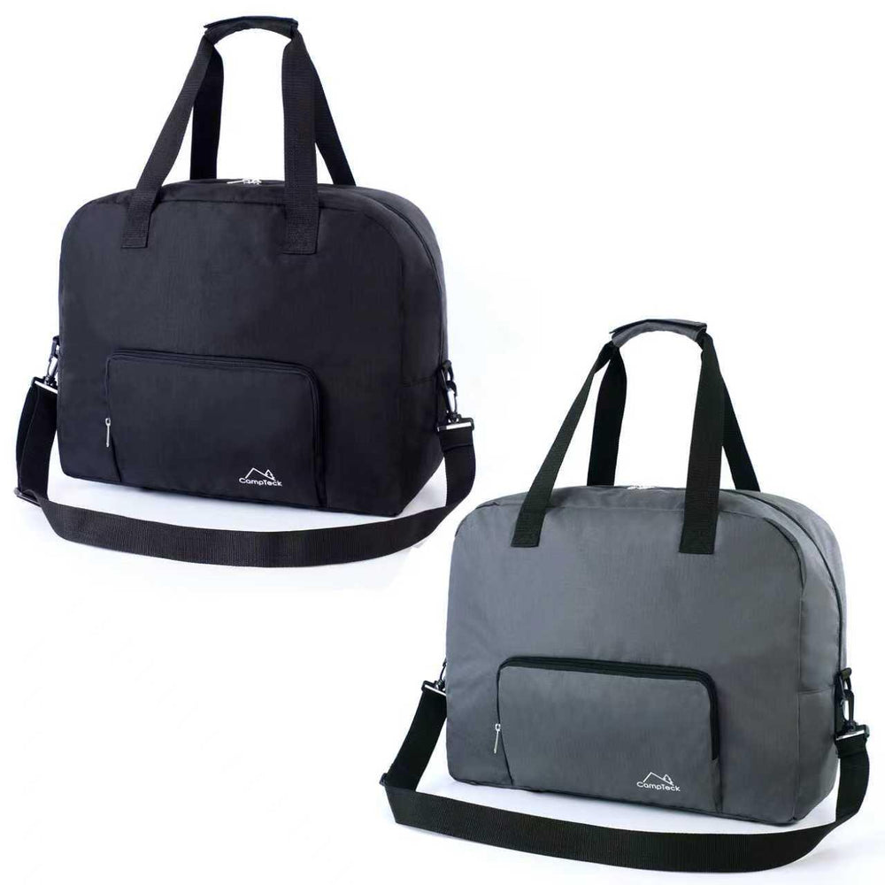 CampTeck Unisex Small Cabin Bag, Carry On, Under Seat, Foldable Travel Duffle with Shoulder Strap Suitable for EasyJet (45 x 36 x 20cm - 32L)