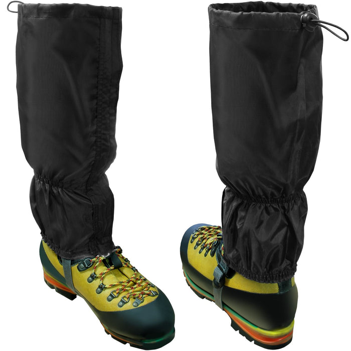 CampTeck Waterproof Walking Gaiters Polyester (One Size Fits All) Hiking, Walking, Orienteering, Mountaineering, Climbing, Hunting, Snow or Wet Outdoor Adventure - 1 Pair