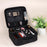 igadgitz home U7282 Travel Makeup Case, Travel Makeup Bag, Portable Cosmetic Case, Makeup Vanity Case with Adjustable Dividers and Handle - Black