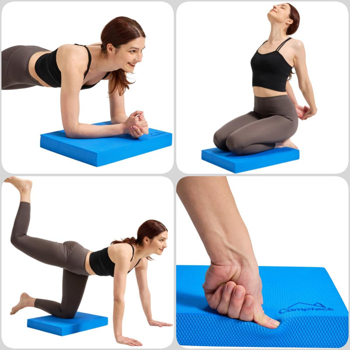 CampTeck Balance Foam Pad - Lightweight Non-Slip for Stability, Strength, Yoga Support & Core Training