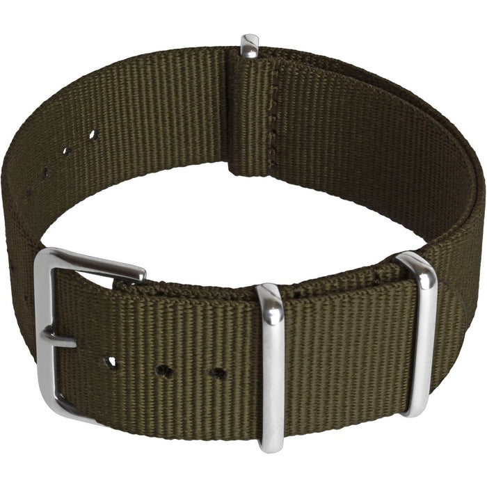 CampTeck Nylon Replacement Military NATO Watch Strap (widths 18|20|22|24mm) with Stainless Steel Pin Buckle for Spring Bar Watches
