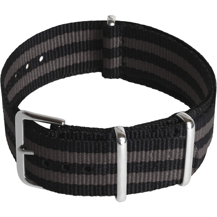 CampTeck Nylon Replacement Military NATO Watch Strap (widths 18|20|22|24mm) with Stainless Steel Pin Buckle for Spring Bar Watches