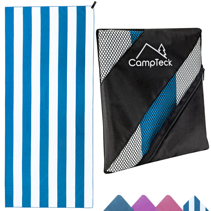 CampTeck Large (180x80cm) Lightweight and Compact Quick Dry Microfiber Travel Towel for Sports, Gym, Beach, Swimming, Yoga, Camping