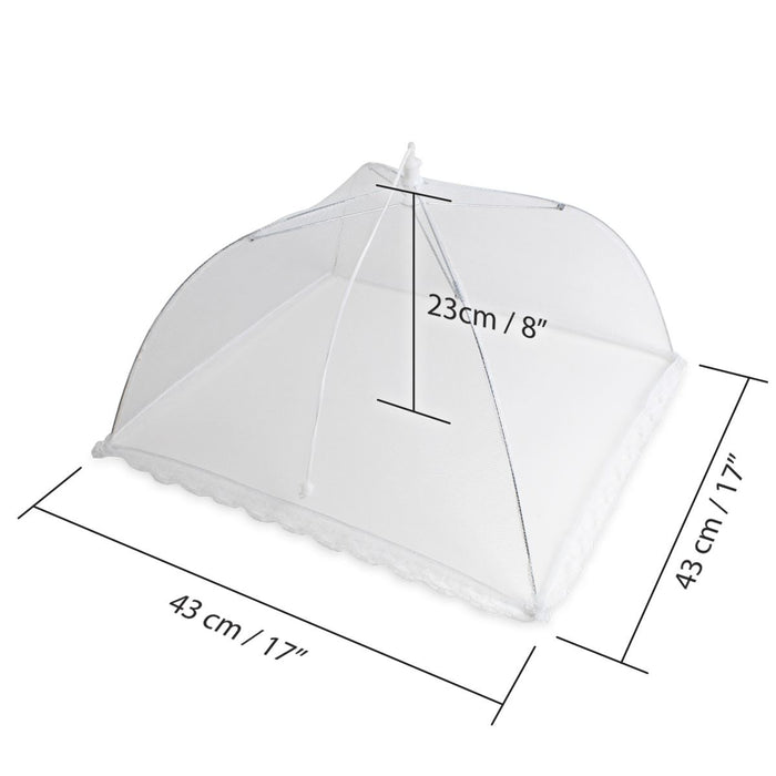 8 Pack Collapsible Mesh Food Covers - Umbrella Shape To Keep Bugs Off Food
