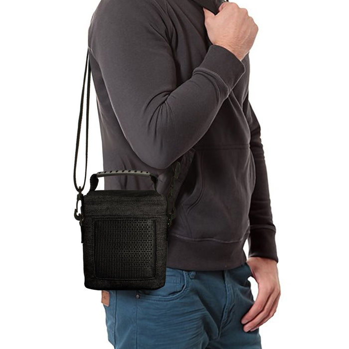 iGadgitz Black Fabric Travel Carrying Bag for Bose SoundLink Colour Bluetooth Speaker with Detachable Shoulder Strap