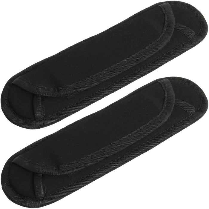 Shoulder Strap Pad Bag Strap Pad - Neoprene Shell and Natural Rubber Padding - Black