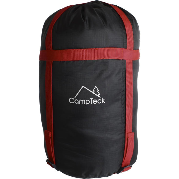 CampTeck U6954 - Lightweight Compression Bag Stuff Sack Water Resistant Compression Sack for Sleeping Bag, Clothes Storage, Travel, Camping, Outdoor - Black