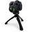 iGadgitz PT310 Mini Lightweight Table Top Stand Tripod and Grip Stabilizer for Digital Camera, DSLR, Video Camera & Camcorder – Black