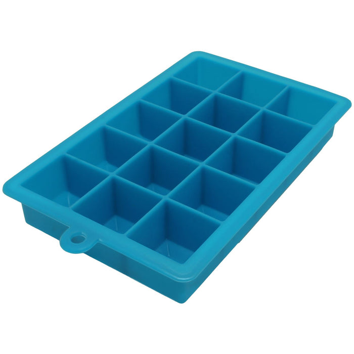 15 Cavity Silicone Diamond Ice Cube Tray Molds with Lids (lot of 2)