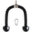 CampTeck U6935 - Nylon Triceps Rope Twisted Pull Down Rope with Non-Slip Handles - Lats, Biceps, Triceps, Gym or Home - Black
