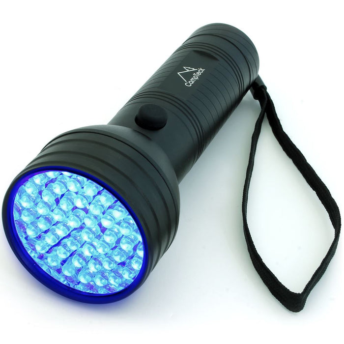 CampTeck 51 LED UV Torch 395nm Ultra Violet Flashlight Blacklight Pet Dogs Cats Urine & Stains Detector