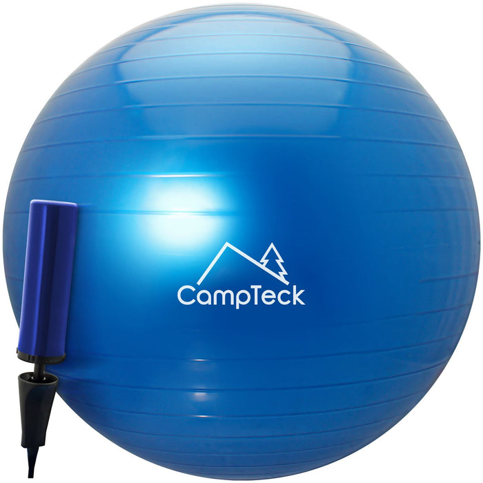 CampTeck U6764 Exercise Ball 65cm Swiss Ball with Hand Pump for Fitness, Gym, Yoga, Pilates, etc.