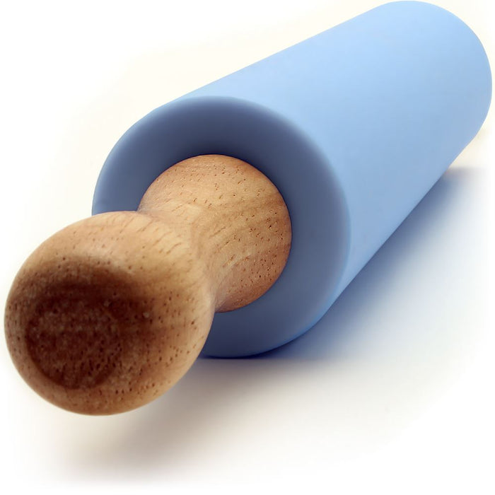 Silicone Rolling Pin with Wooden Handle – The Dough House