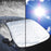 CampTeck U6911 - Car Windscreen Cover Frost Protector Windscreen Sun Shade Protector Universal Fit (145x119cm) - Silver