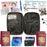 CampTeck Travel Wallet Passport Holder & RFID Faraday Signal Blocking Organiser for Cards, IDs, Documents, Money, Ticket, Key, Smartphone