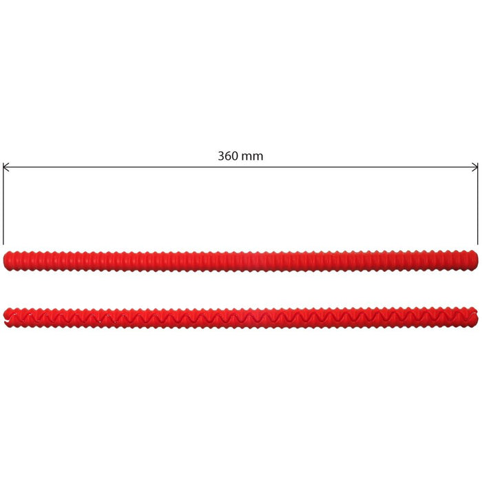 iGadgitz Home U6785 Silicone Oven Rack Guard BPA-Free Oven Rack Shields Burns and Scars Protector – Red, 2 Pieces