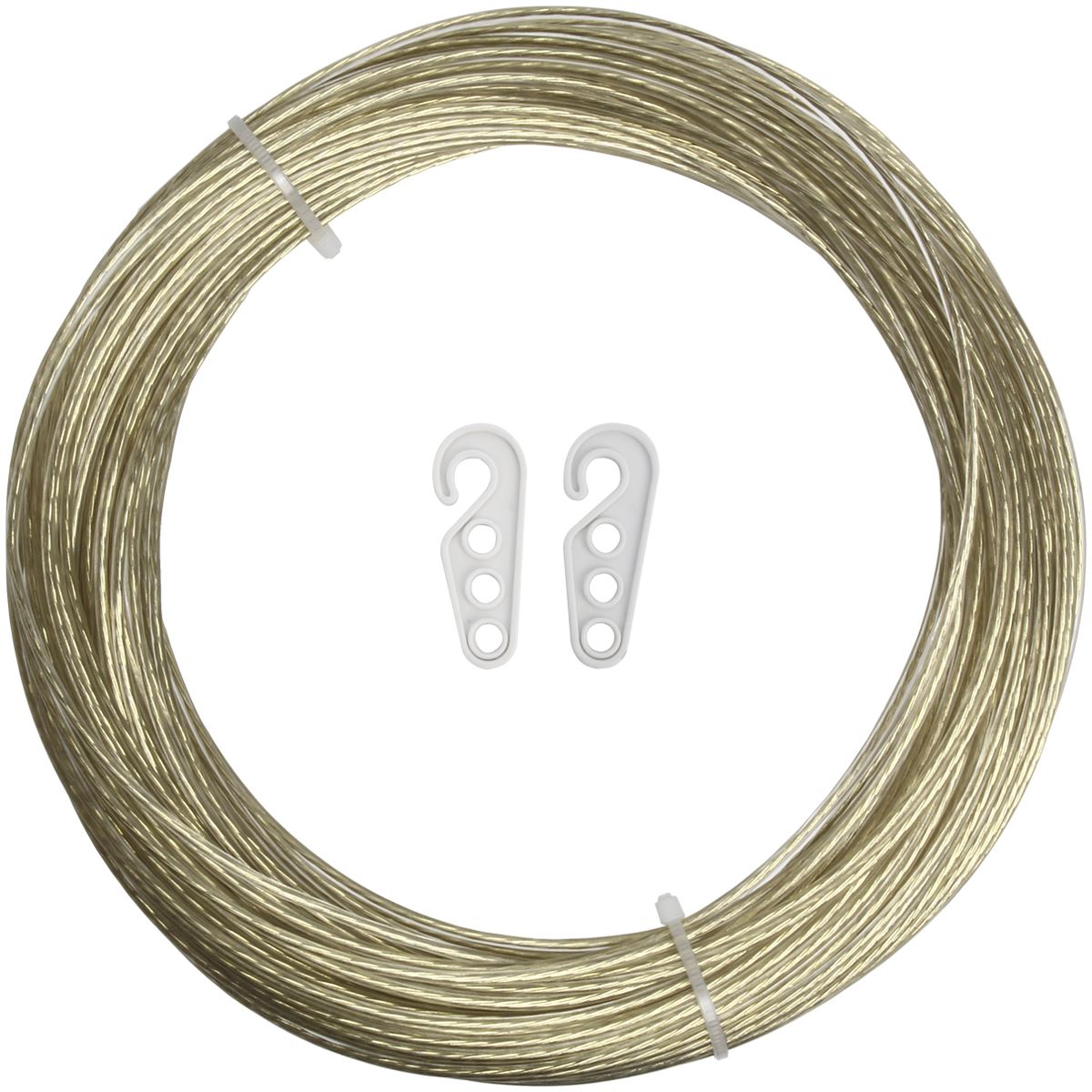 iGadgitz Home Steel Core Washing Line Rope Plastic PVC Coated Clothes Rope Laundry Washing Rope  Clothesline for Outdoor, Garden, Wall