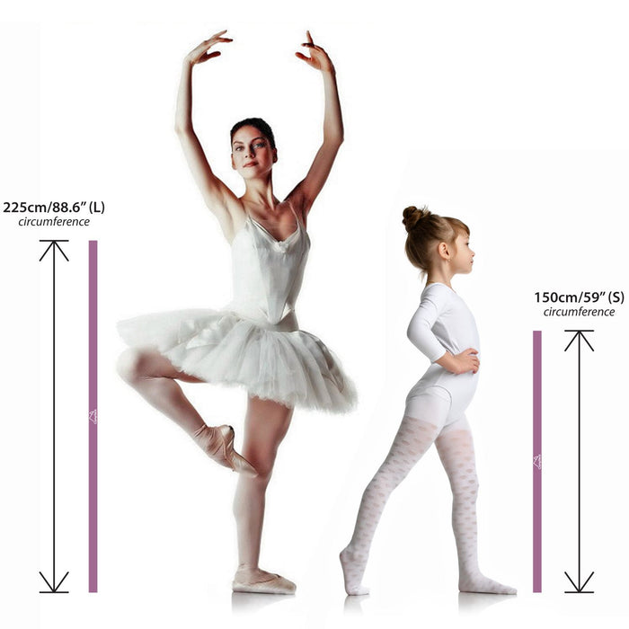 CampTeck Ballet Equipment Kit - Elastic Stretch Band & Dance Turning Board Ballet Pirouette Spin Board for Ballet Dancer