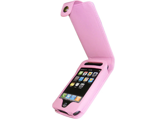 iGadgitz Pink PU Leather Case Cover for Apple iPhone 3G & New 3GS 8gb, 16gb & 32gb + Screen Protector