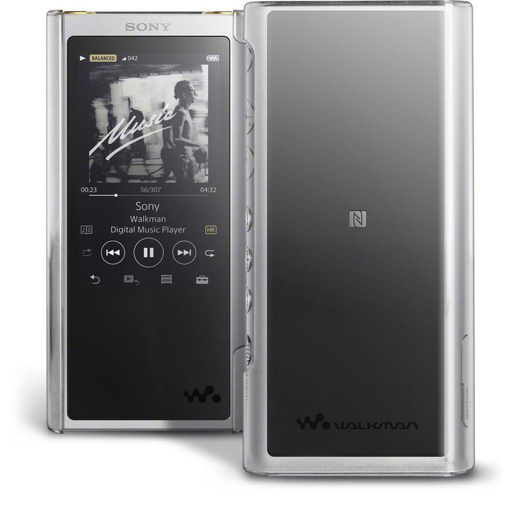 iGadgitz U6873 Clear PC Hard Back Case Cover for Sony Walkman NW-ZX300 MP3  Player Protective Shell + Screen Protector