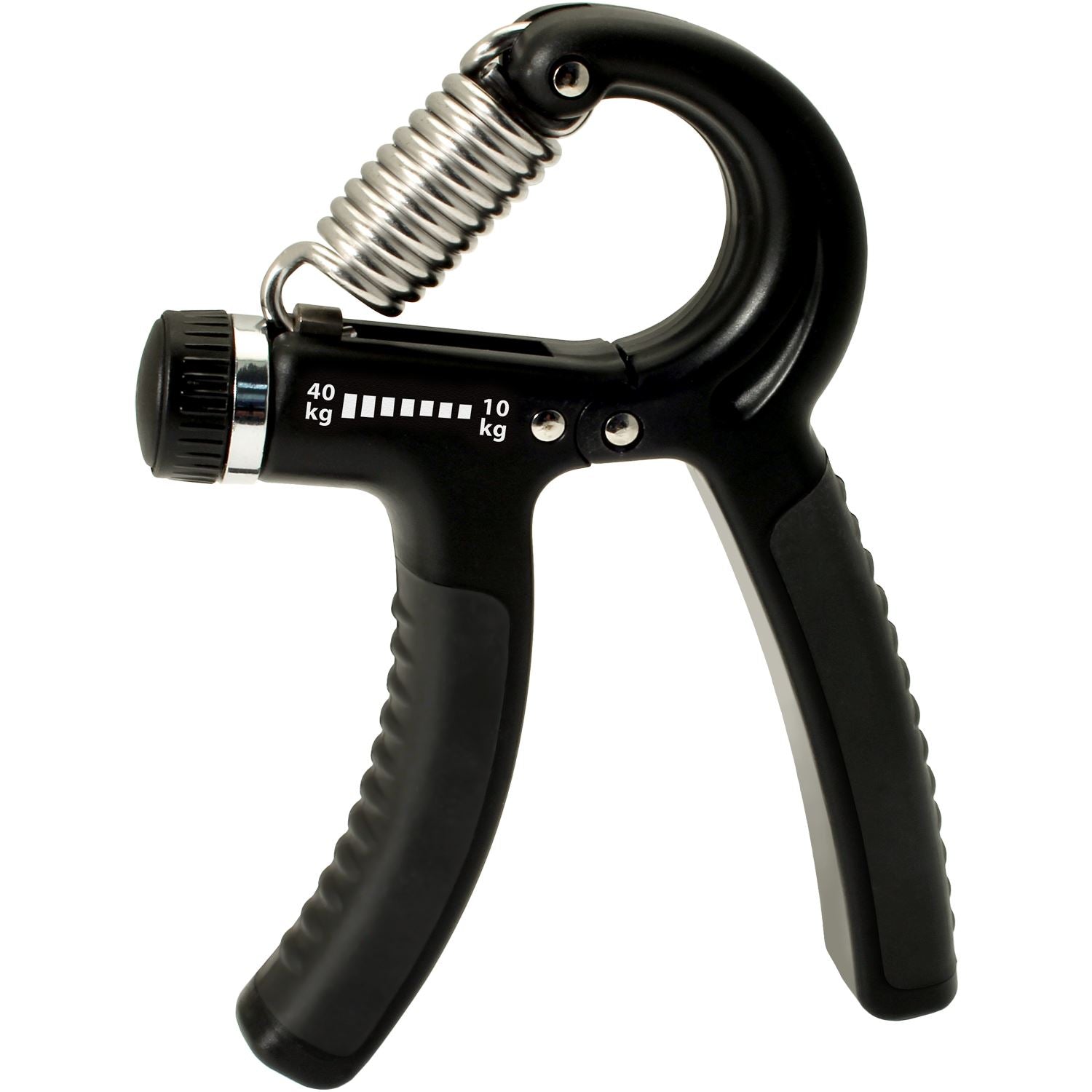 CampTeck 10 – 40KG Adjustable Resistance Hand Strengthener Grip for Strength Training  – Black, 1 Piece