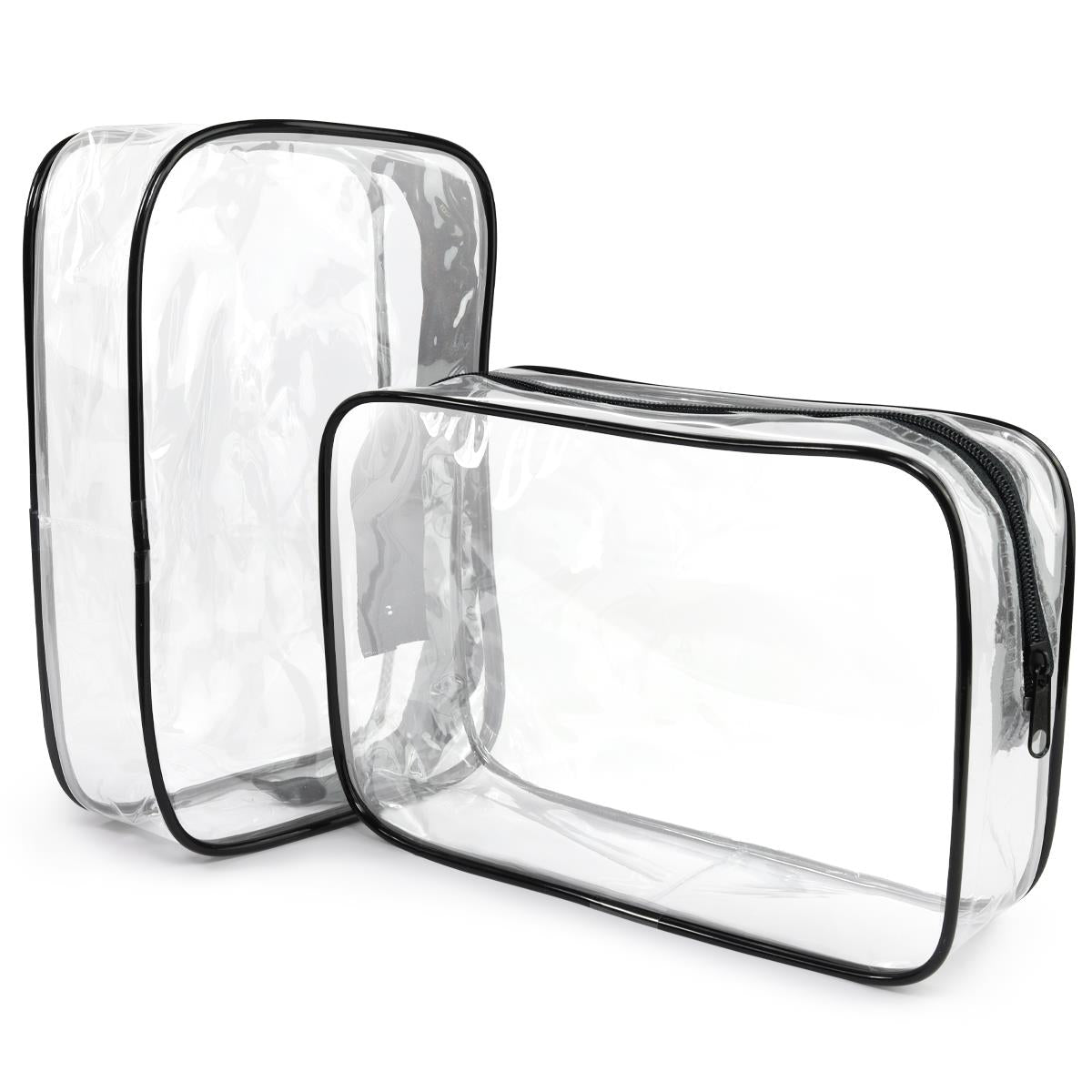 clear travel bags for toiletries argos igadgitz home U7182 Clear Travel Toiletries Bag, Clear Cosmetic Bag, C —  INNOV8 GB Ltd