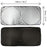 CampTeck U6834 Foldable Reflective Car Windscreen Sunshade UV Rays Sun Shade Sun Protector Universal Fit (148cmx70cm)