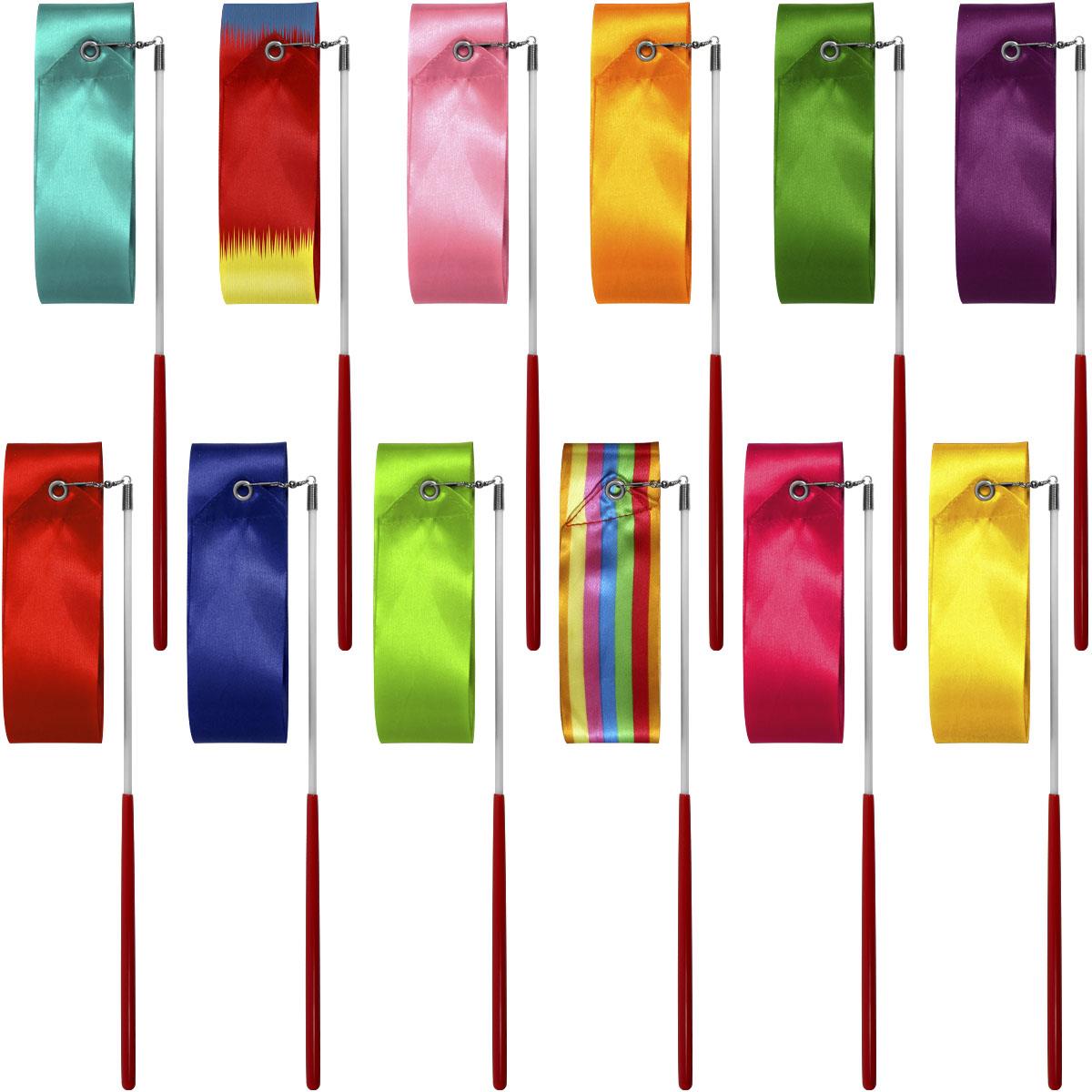 2m 4m Gymnastics Colored Ribbons Colorful Gym Ribbons Rhythmic