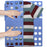 iGadgitz Home U7127 Adjustable Clothes Folder, Collapsible T-Shirt Folder, Laundry Folding Board -Blue
