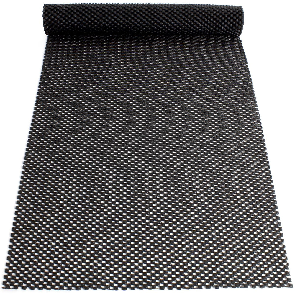 iGadgitz Home U6926 - Multiuse Non Slip Mat Anti Slip Mat Grip Mat (110 x 30cm) for Drawers, Kitchen Shelves, Workshop, Office, etc. - Black