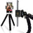 iGadgitz Lightweight Large Universal Flexible Mini Tripod + Phone Holder for SLR DSLR Cameras + quick release - Black