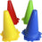 CampTeck U7154 Sports Cones, Sport traffic Cones, Football Cones -Multicolour -12pcs