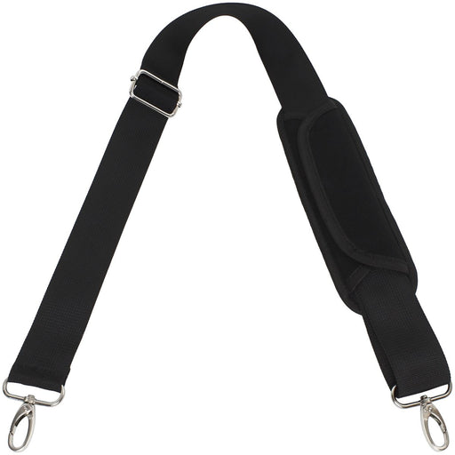 Adjustable Shoulder Strap Universal Replacement Bag Strap with Detachable Pad - Black