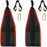 CampTeck Ab Straps Padded Hanging Ab Slings with Carabiner for Abdominal Training, Abs Crunch, Leg Raises, Pull Up