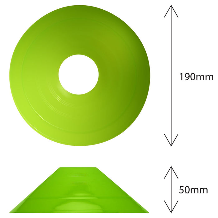 APG Plastic Cones Marker Mini Space Markers Discs For Football, Soccer